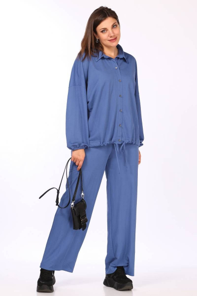 Блуза, брюки Lady Secret 2845 светло-синий - фото 3