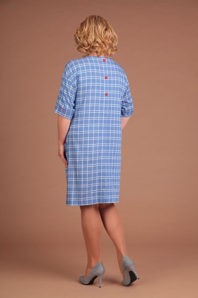 Платье Lady Style Classic 926 голубой - фото 2