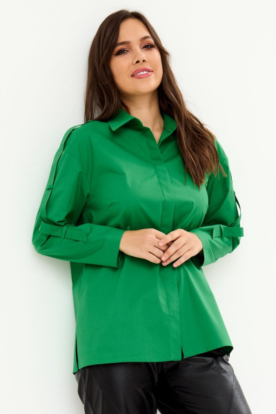 Блуза Магия моды 2144 зеленый - фото 2
