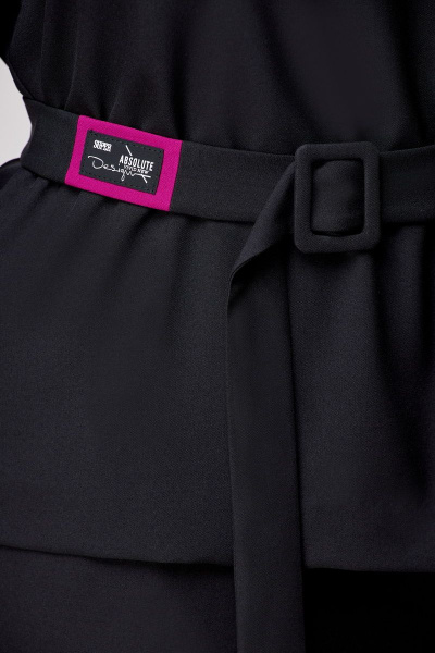 Блуза, юбка Мишель стиль 1067-2 черный - фото 8