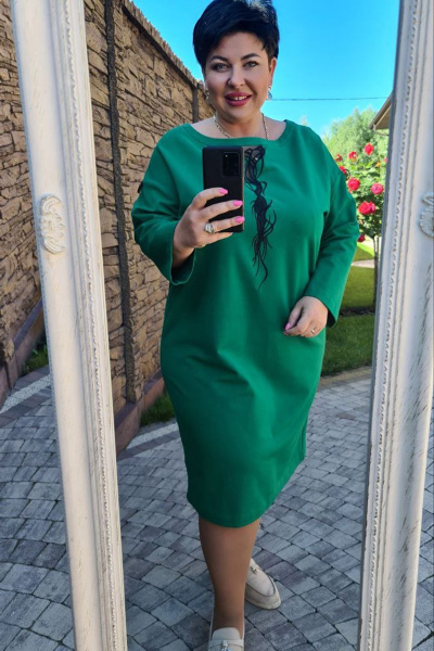 Платье Vittoria Queen 16913/2 зеленый - фото 4