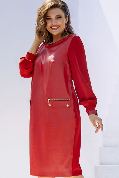 Платье Vittoria Queen 16703 красный - фото 1