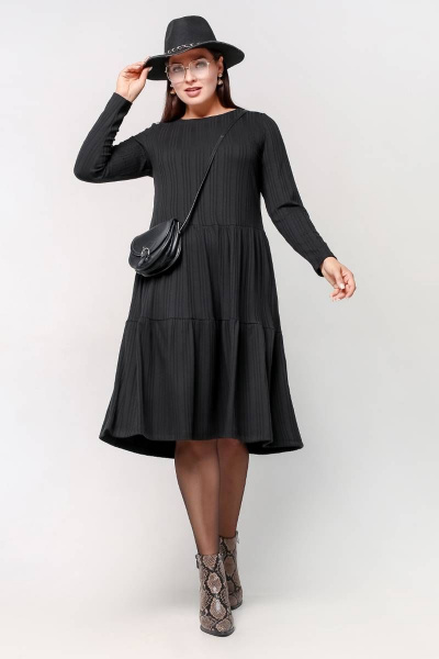 Платье La rouge 5406 черный - фото 1
