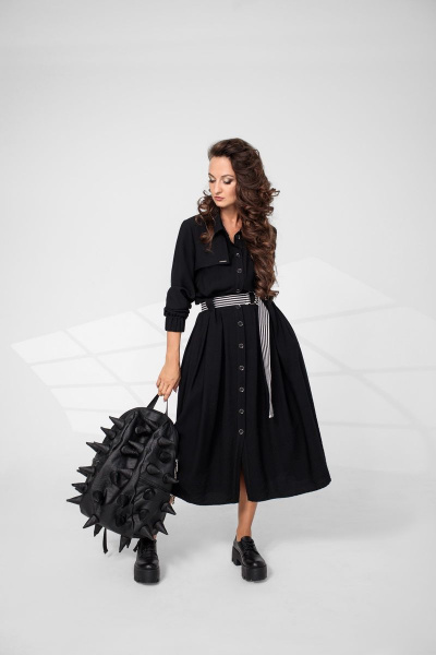 Платье ElPaiz NEW 840 черный - фото 2