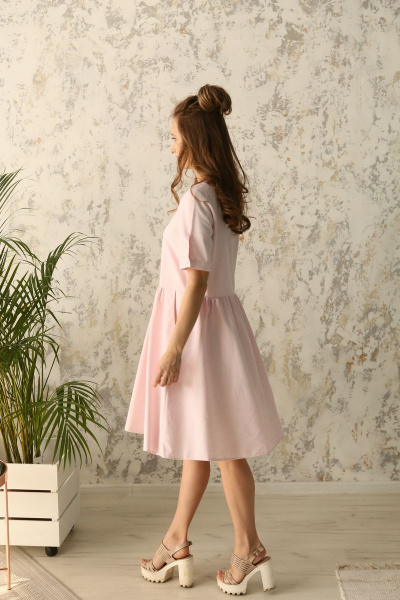 Платье Edibor 1080 розовый - фото 3