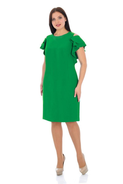 Платье Effect-Style 665 ярко-зелёный - фото 1