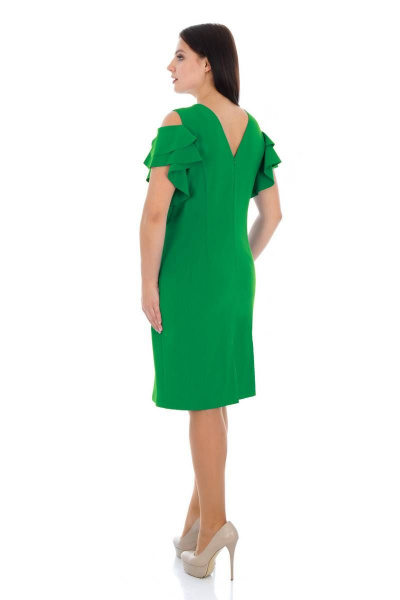 Платье Effect-Style 665 ярко-зелёный - фото 3