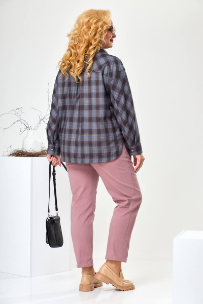 Блуза, брюки Romanovich Style 2-2406-3 графит - фото 3