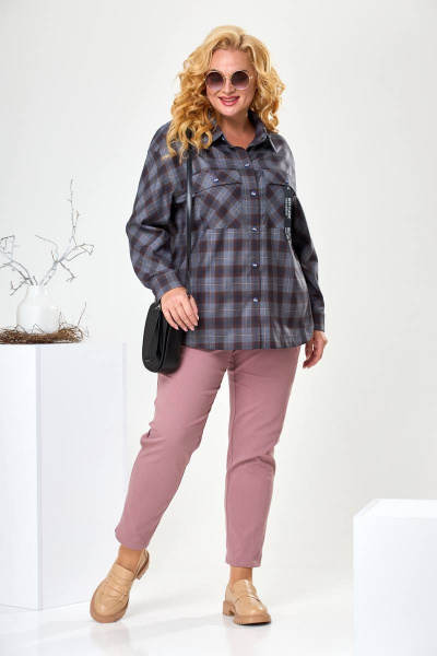 Блуза, брюки Romanovich Style 2-2406-3 графит - фото 2