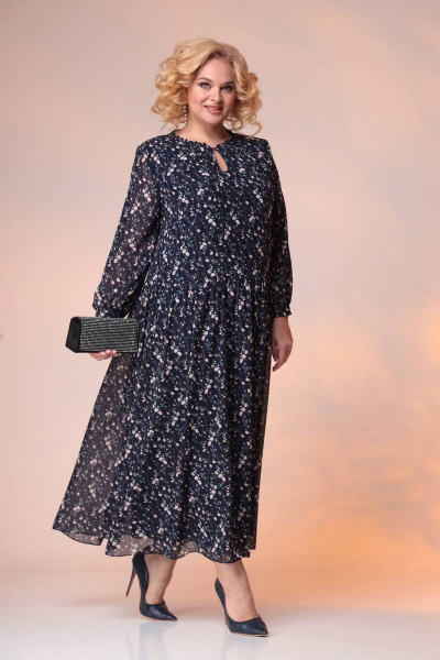 Платье Romanovich Style 1-2405 синий - фото 2