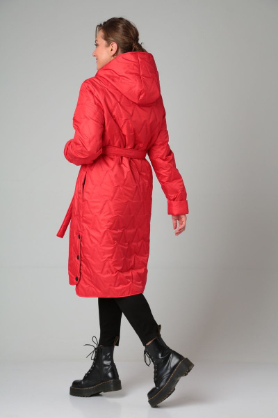 Пальто Modema м.1024/5 красный - фото 8