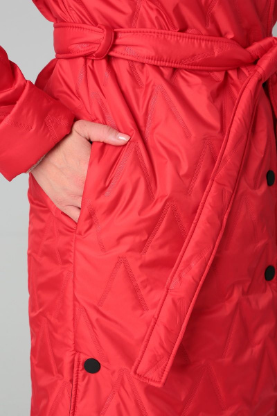 Пальто Modema м.1024/5 красный - фото 7