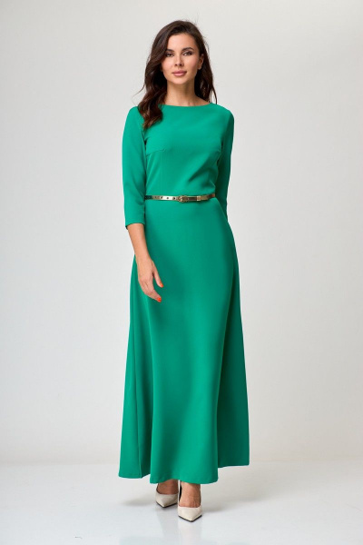 Платье Anelli 268 зелень - фото 1