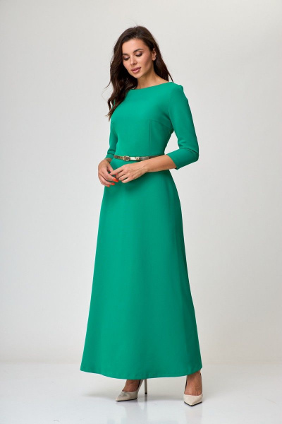 Платье Anelli 268 зелень - фото 3