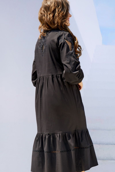 Платье Vittoria Queen 16883 черный - фото 3