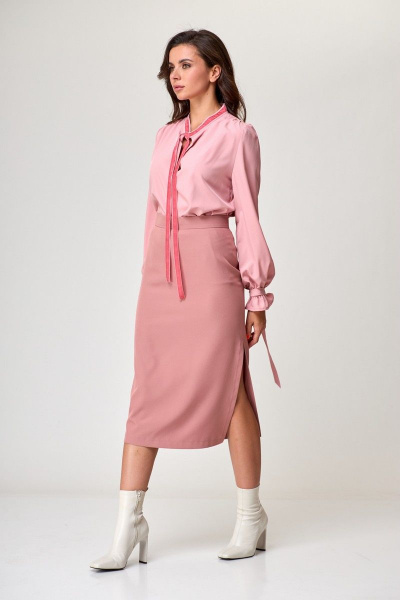 Блуза Anelli 828 розовый - фото 10