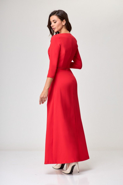 Платье Anelli 268 красный - фото 4