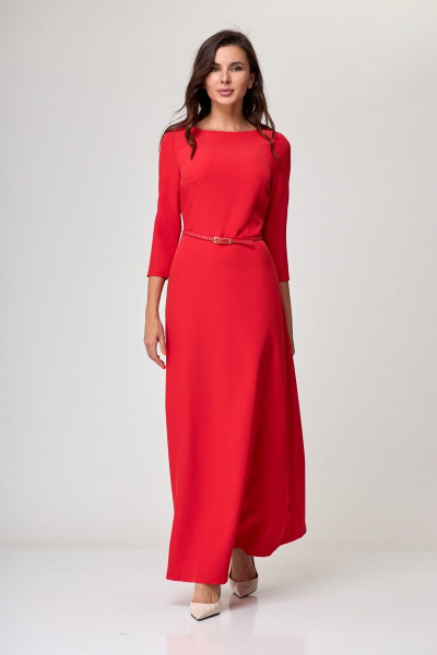 Платье Anelli 268 красный - фото 1