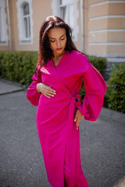Платье KRASA - Danaida 309-22 розовый - фото 2