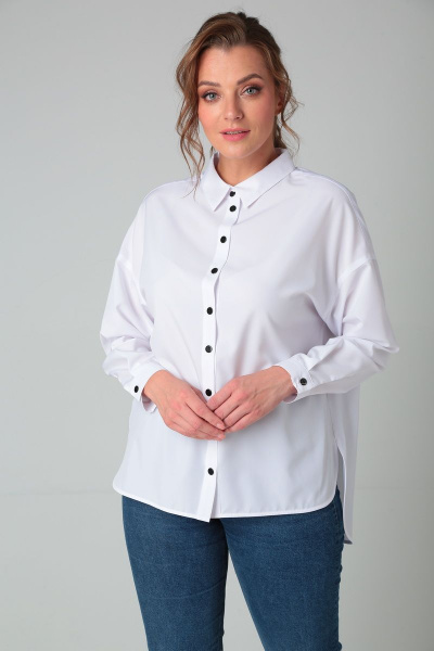 Блуза Modema м.448/2 белый - фото 5
