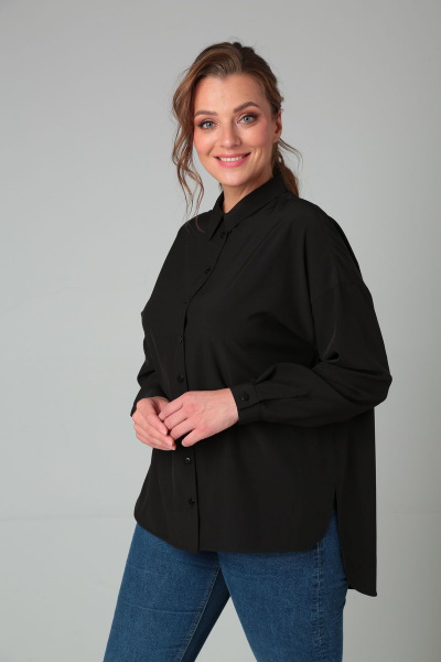 Блуза Modema м.448/3 черный - фото 4