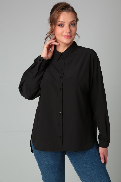Блуза Modema м.448/3 черный - фото 3
