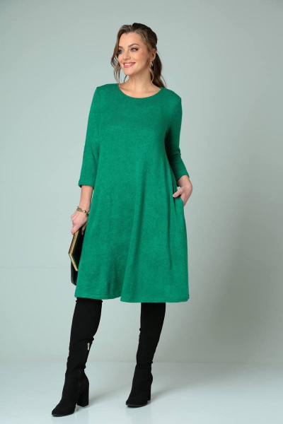 Платье Anastasia 495 ярко-зеленый - фото 2