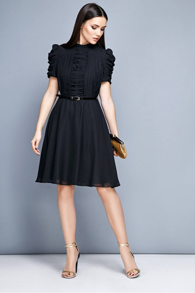 Платье LaVeLa L1407 черный - фото 1