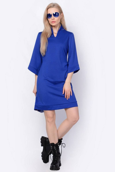 Платье PATRICIA by La Cafe F14999 синий - фото 1