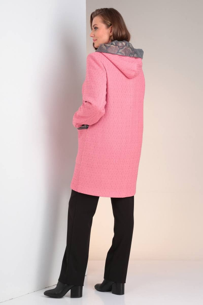 Пальто Viola Style 6037 розовый - фото 3