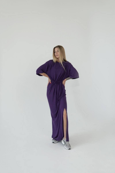 Платье FORMAT 17042 фиолетовый - фото 3