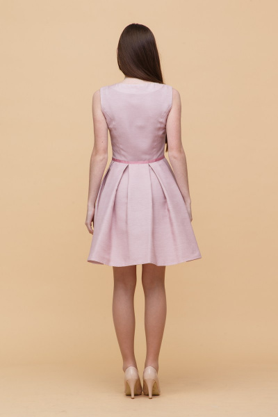 Платье Domna 410 светло-розовый - фото 5