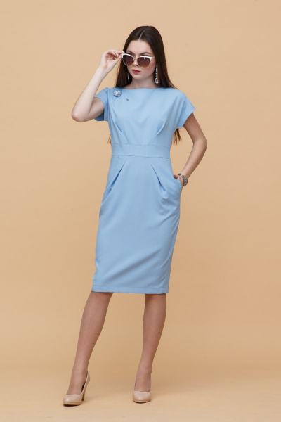Платье Domna 478 голубой - фото 1