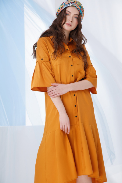 Платье Prestige 3662/170 оранжевый - фото 1