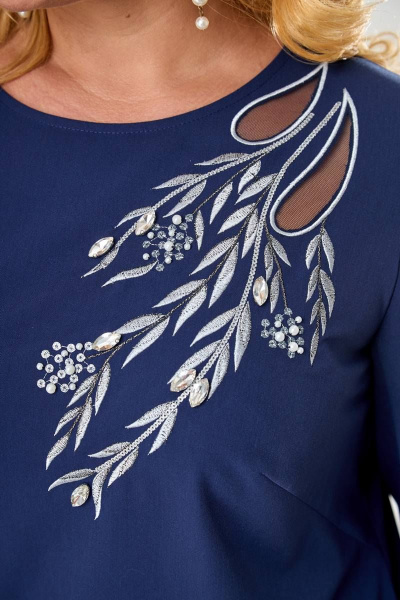 Платье Romanovich Style 1-2426 синий - фото 3