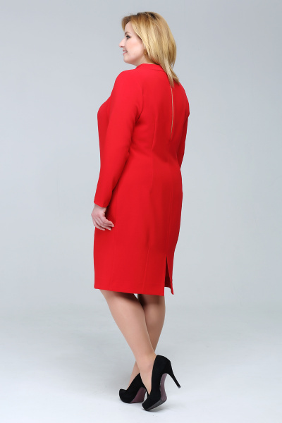 Платье Tellura-L 1290 красный - фото 2