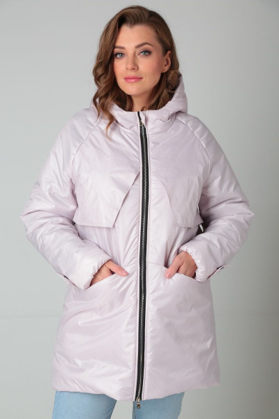 Куртка Modema м.1036/2 кремово-розовый - фото 4