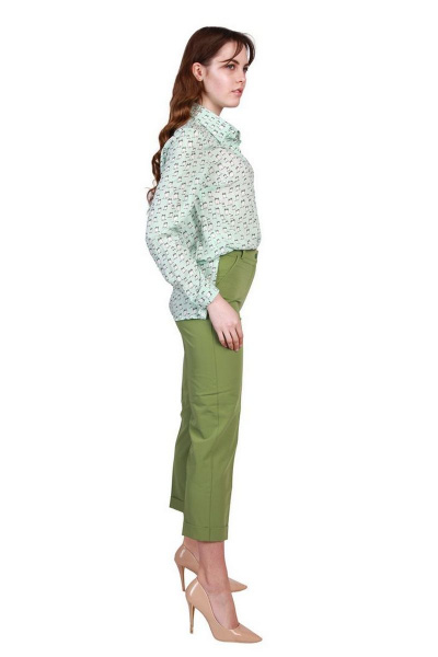 Блуза BELAN textile 2310 зеленый - фото 4
