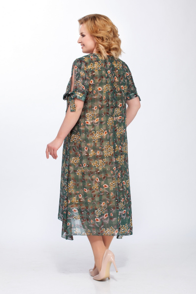 Платье Tellura-L 1438 зеленый - фото 2
