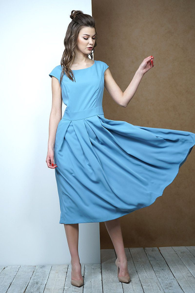 Платье Fantazia Mod 3452 голубой - фото 1
