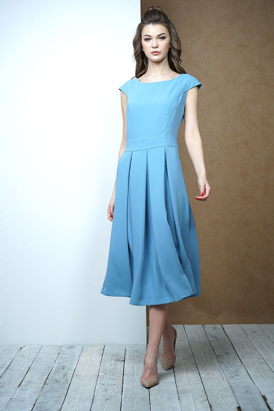 Платье Fantazia Mod 3452 голубой - фото 2