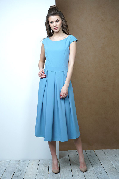 Платье Fantazia Mod 3452 голубой - фото 3