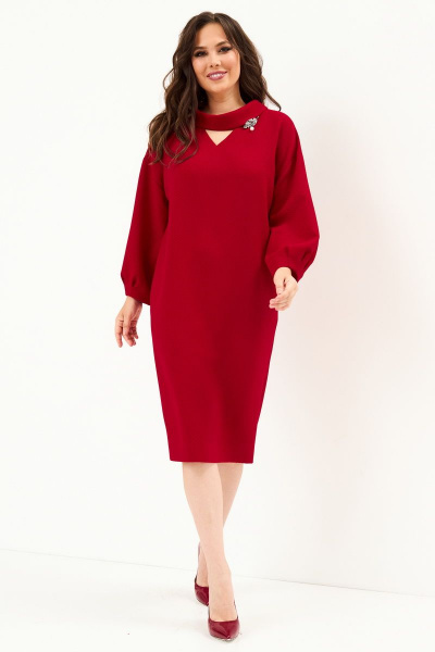 Платье Магия моды 2155 красный - фото 1