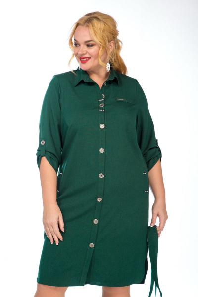 Платье SOVITA M-857 зеленый - фото 2