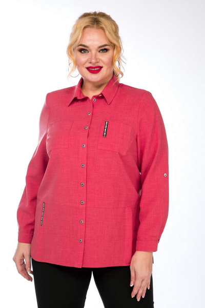 Блуза SOVITA M-805 ярко-розовый - фото 2