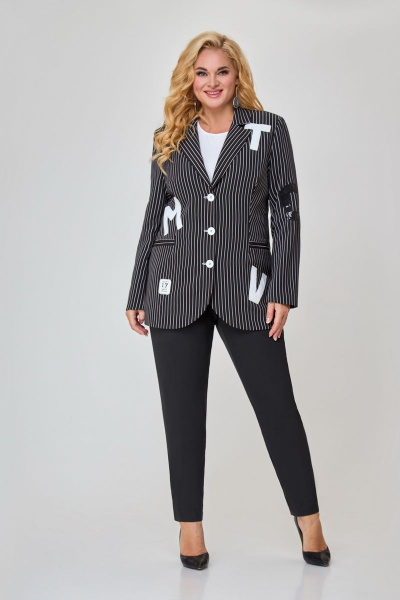 Блуза, брюки, жакет Svetlana-Style 1641 черный - фото 1