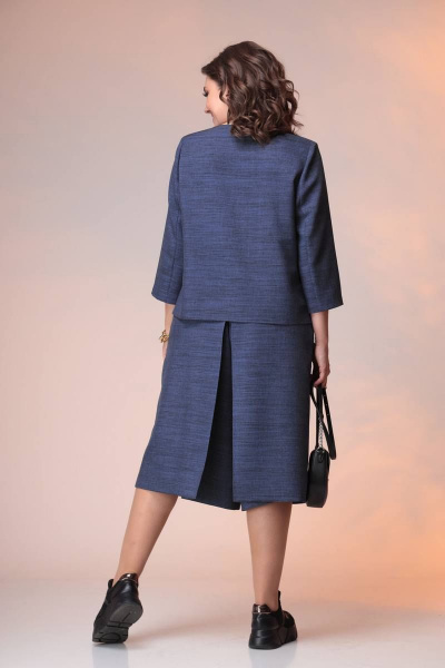 Блуза, юбка Romanovich Style 2-2401 синий - фото 3