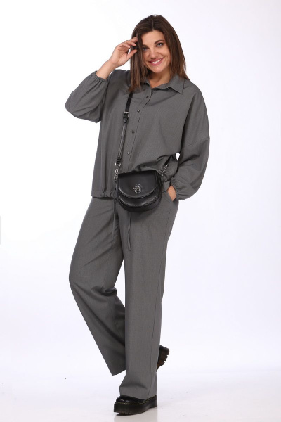 Блуза, брюки Lady Secret 2864 серый - фото 4