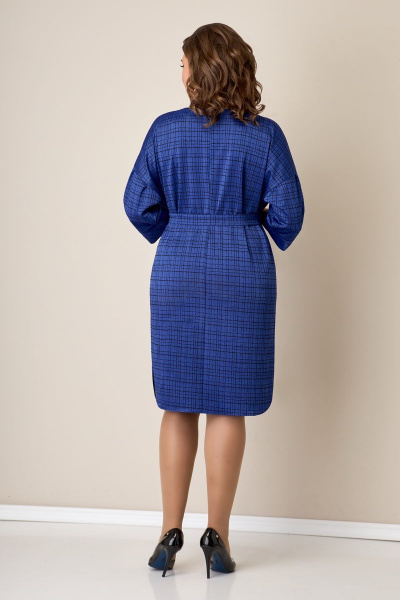 Платье VOLNA 1257 васильково-синий - фото 2
