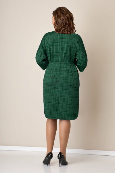 Платье VOLNA 1257 изумрудно-зеленый - фото 2